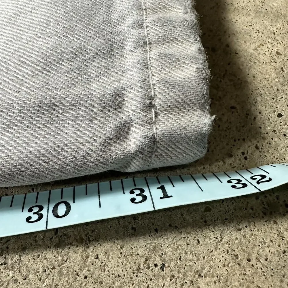 VTG Made in USA White Denim Calvin Klein Jeans Size 38x32